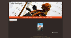 Desktop Screenshot of berliner-schlosskonzerte.de